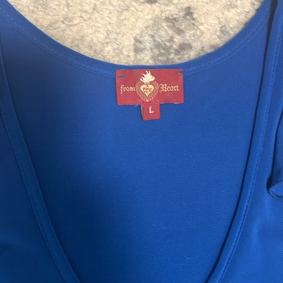 Blue Ruffle Dress - Picture 3 of 5